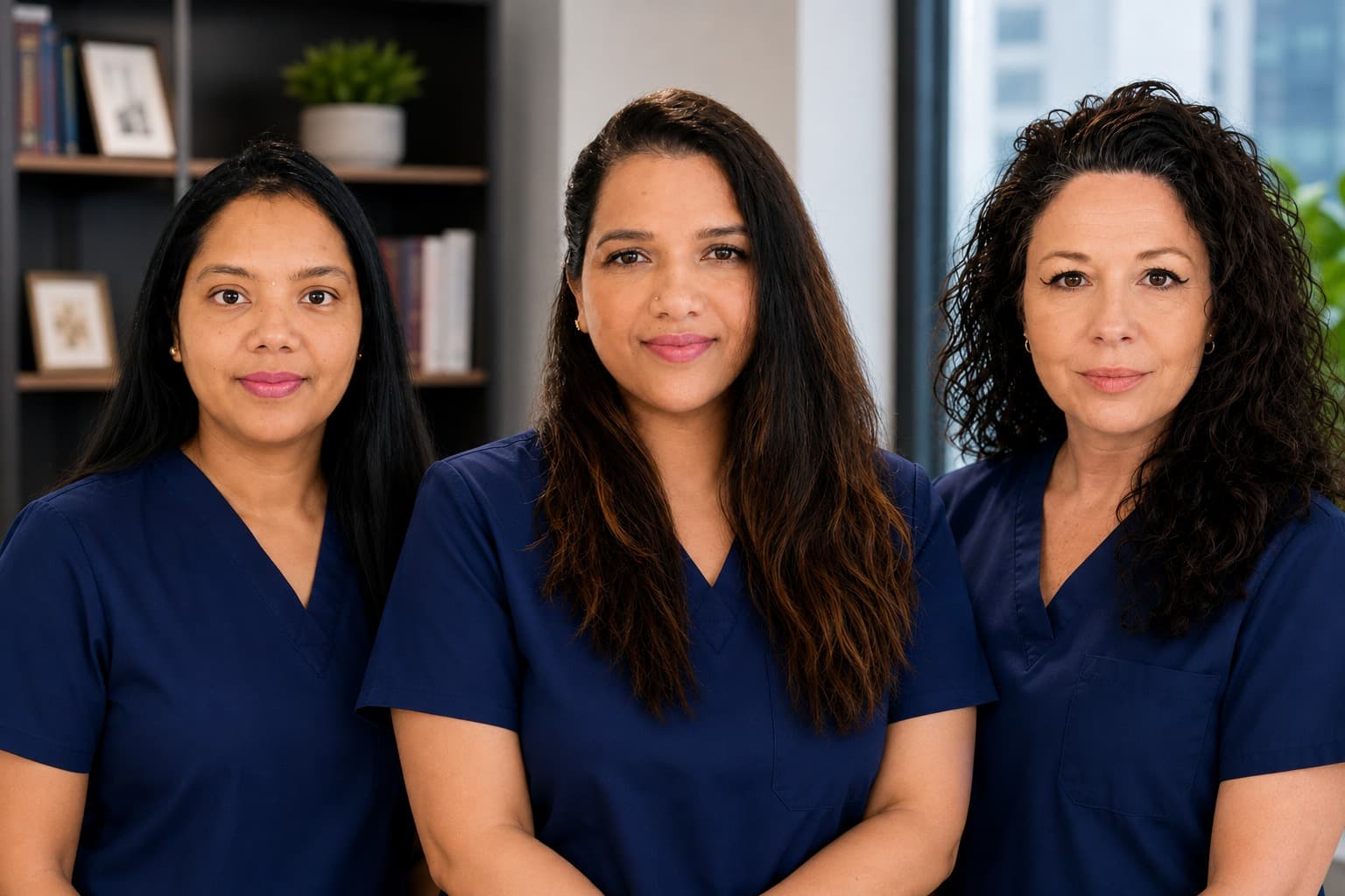 The 1st Americare Physical Therapy care team together at the Sterling clinic