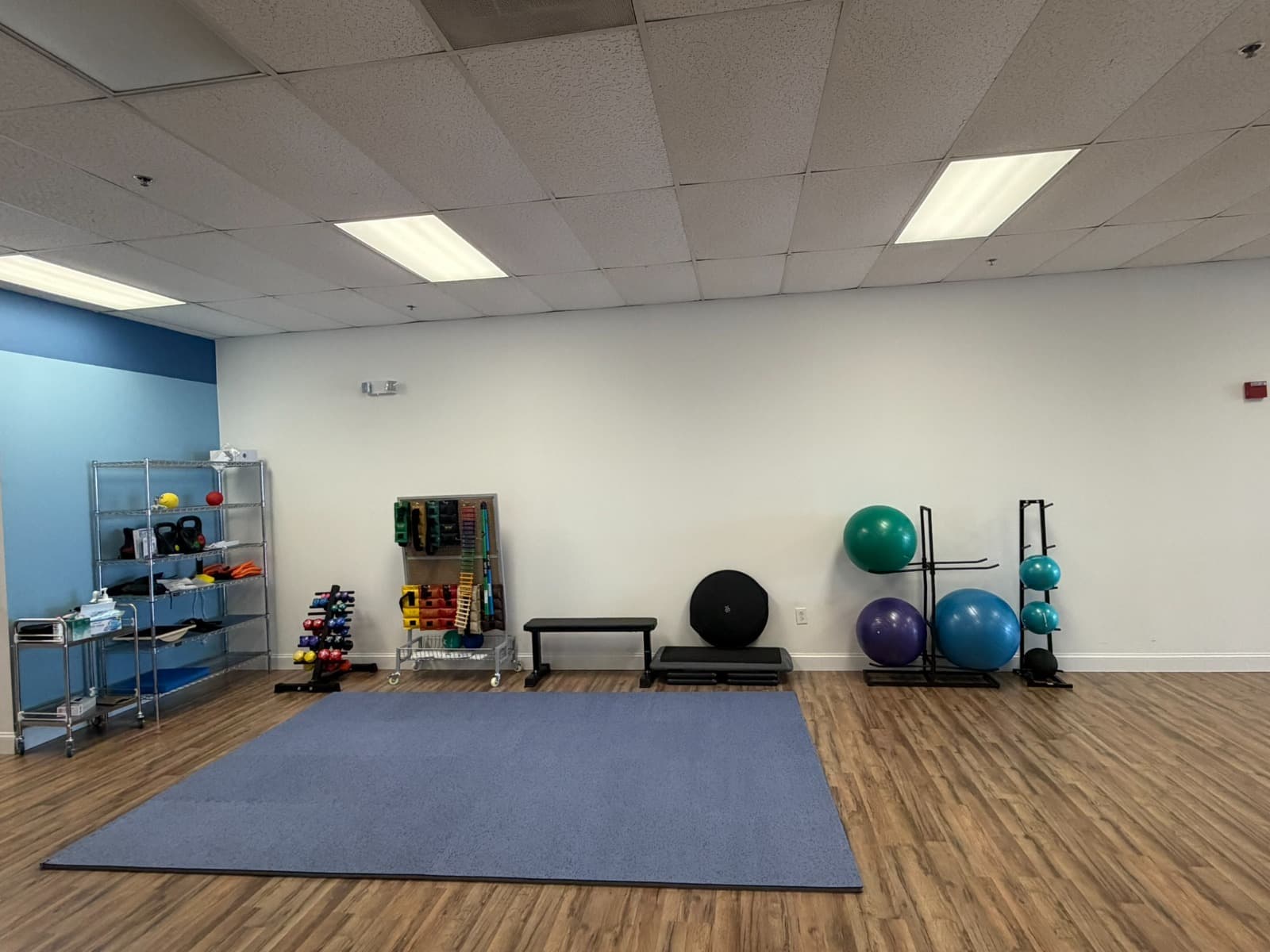 Therapy equipment at 1st Americare Physical Therapy